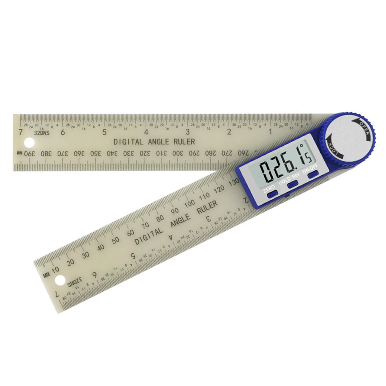 Xjdzineq Precisions Digital Protractor 360 Angles Measuring Device Ergonomic LCD Display Angles Finders Carpentry Tool Electronic for Woodworking Finder