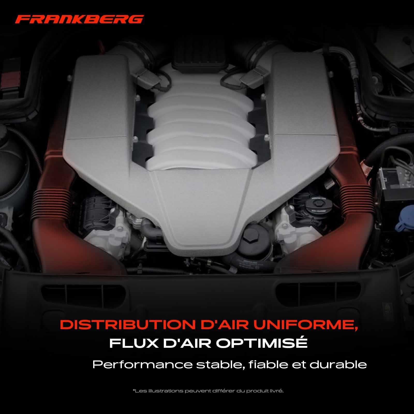 Frankberg Tuyau d'Admission d'Air avec débitmètre d'air massique | Compatible avec W203 W204 S204 W211 S212 W639 Diesel 2005-2020 6420908237