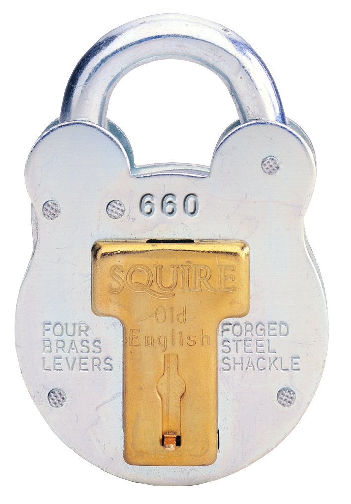 Squire 660 Old English Steel Style All Weather Padlock