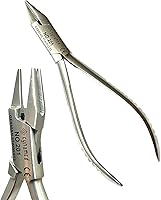 Vista 2 de Alicates de ortodoncia de ortodoncia alemana de alta calidad de 3 puntas Alicates de doblado de alambre dental Priple Beak Lab