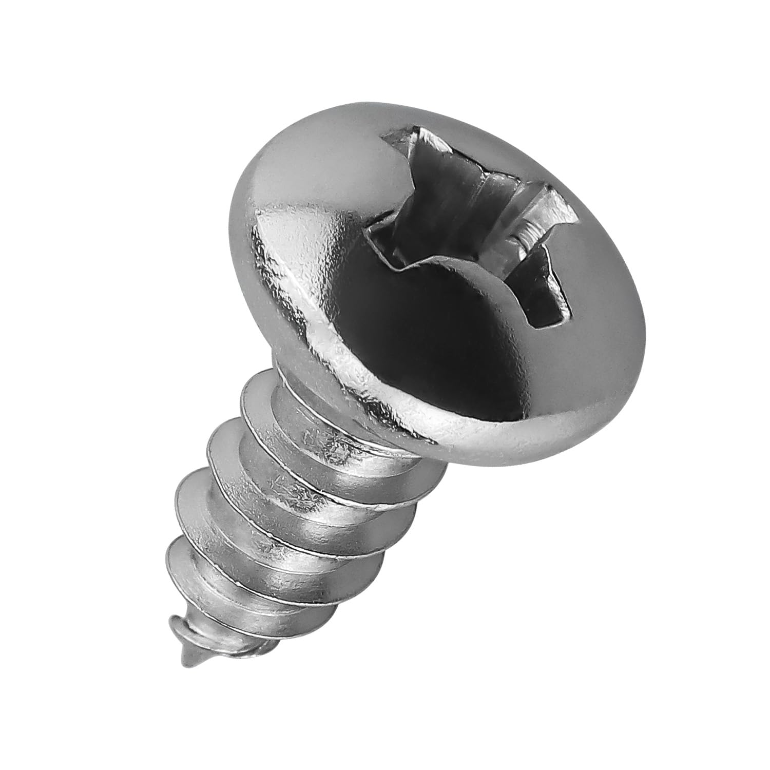 Stainless Steel Self-Tapping Screws - 100 Pack -15 Stainless Steel Self-Tapping Screws - 100 Pack -15