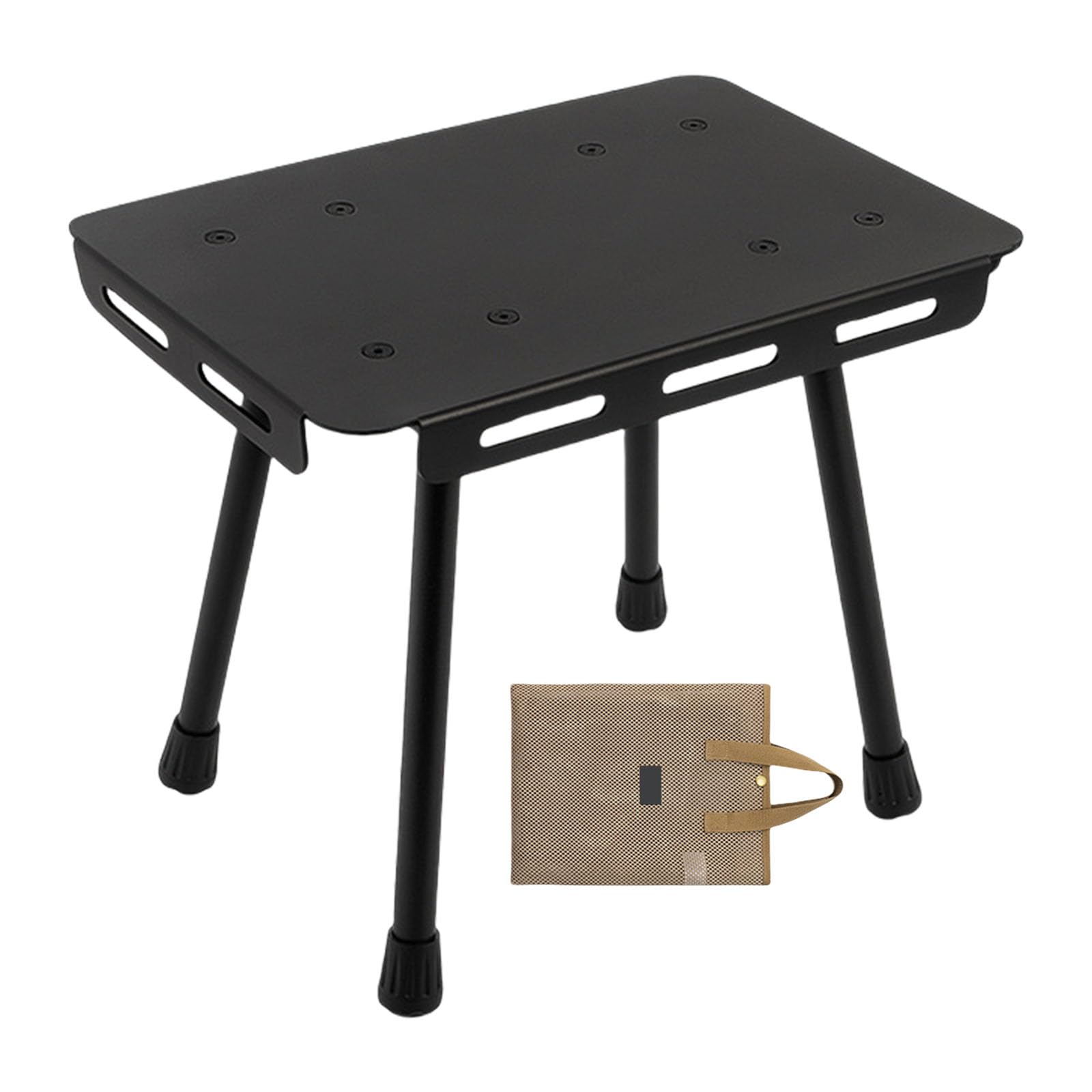 Tabouret multifonction en alliage et table de randonnée