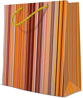 PAW - Colorful Gift Bags with Sturdy Handles, Set of 10 Large Party Bags perfect for Birthday, Wedding, Mothers Day Present, 26,5cm x 33,5cm x 13cm Paper Bag for Gifts