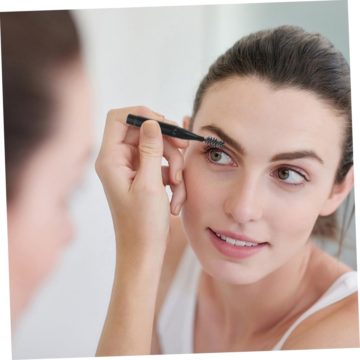 Healeved Stk Spiral-augenbrauenbürste Make-up Pinsel Wimpernbürste Augenbrauenstab Augenbrauenpinsel Brauenbürsten Wimpernstäbe Mascara-zauberstab Kamm Kurzes Spiel Mit Deckel Nylon