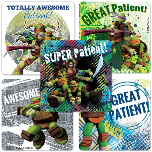 Teenage Mutant Ninja Turtles Patient Stickers - 75 Per Pack