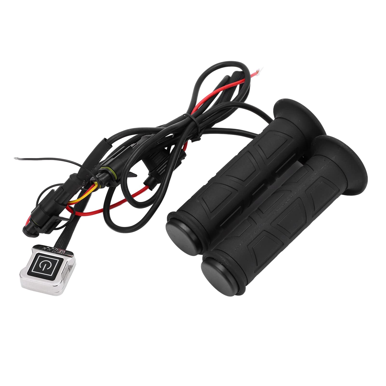 1 Paire de poignées de Guidon de Moto, 22mm, 7/8 Pouces, Thermostat Intelligent à 3 Vitesses, poignée chauffante électrique