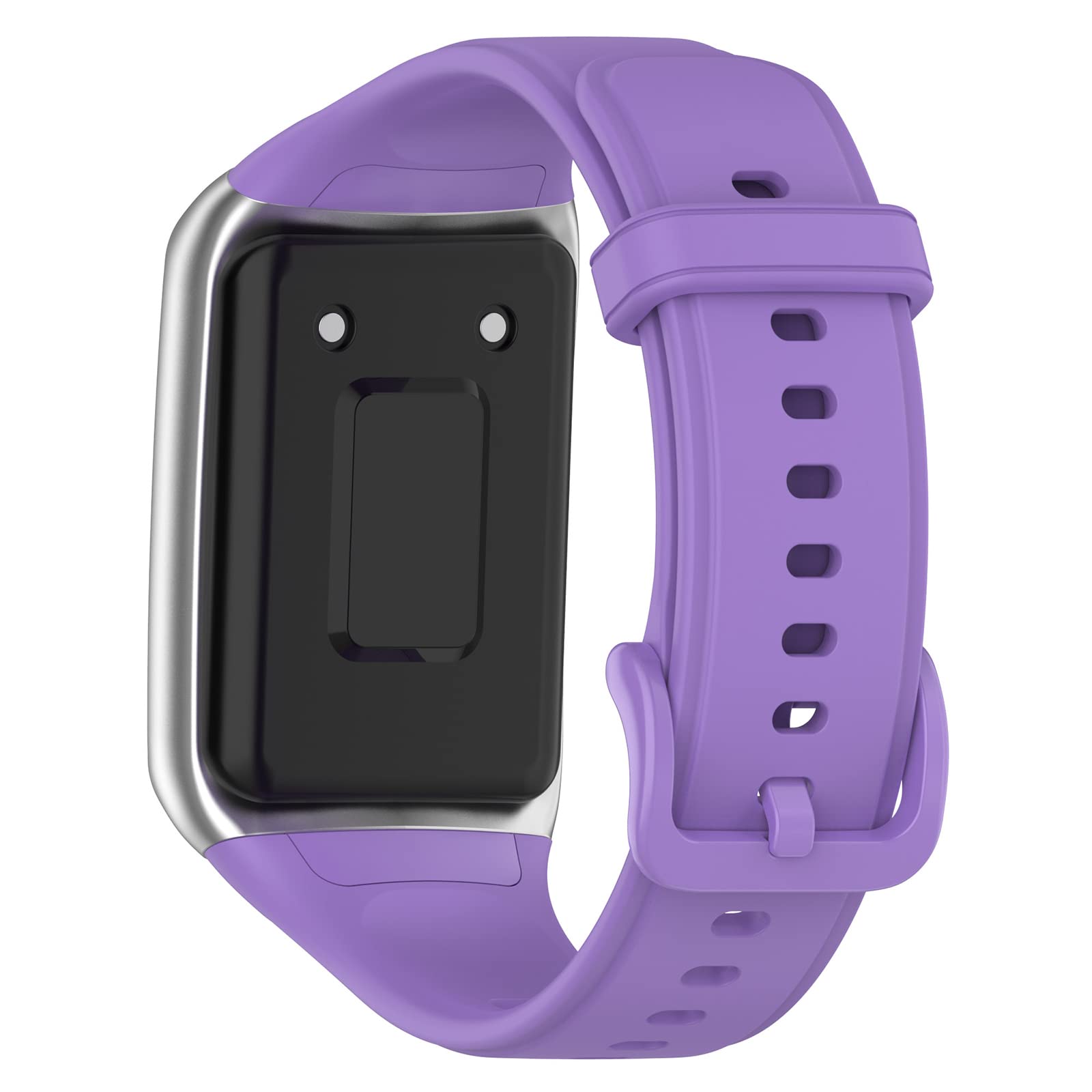GIOPUEY Cinturino In Silicone Per Oppo Band 2 + 3 Pellicole Protettive – Arancione, Morbido E Traspirante