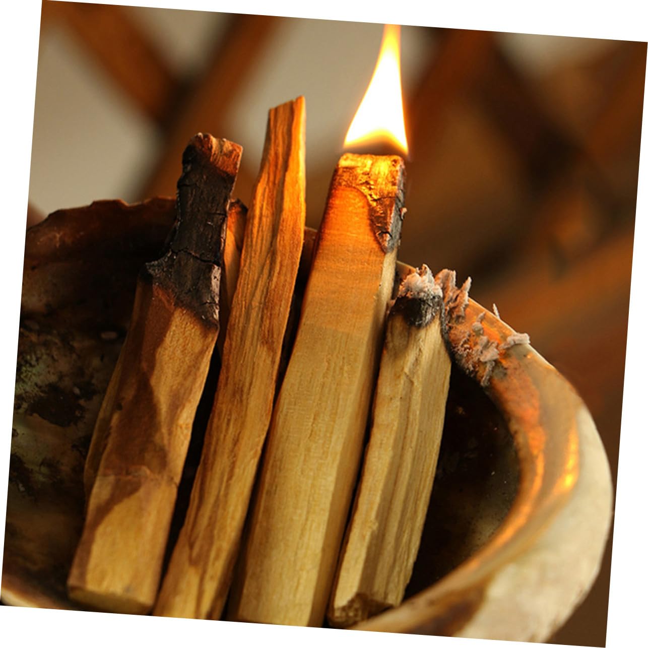 10 Piezas Unidades Varillas de Incienso Natural de Madera Purificadora para Aromaterapia y Limpiador para Hogar Relajante para Yoga y Interiores