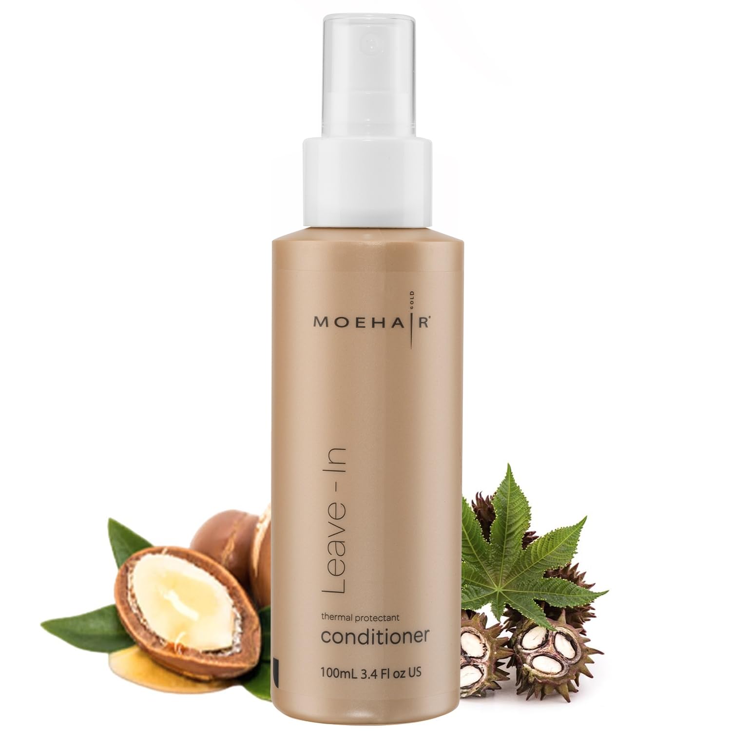 MOEHAIR Travel Leave In Conditioner Hair Detangling Spray Smoothening Hair Spray | Travel Size 3.4 Fl Oz (CON-LEAVE-3.4Fl-101) | Sulfate And Paraben