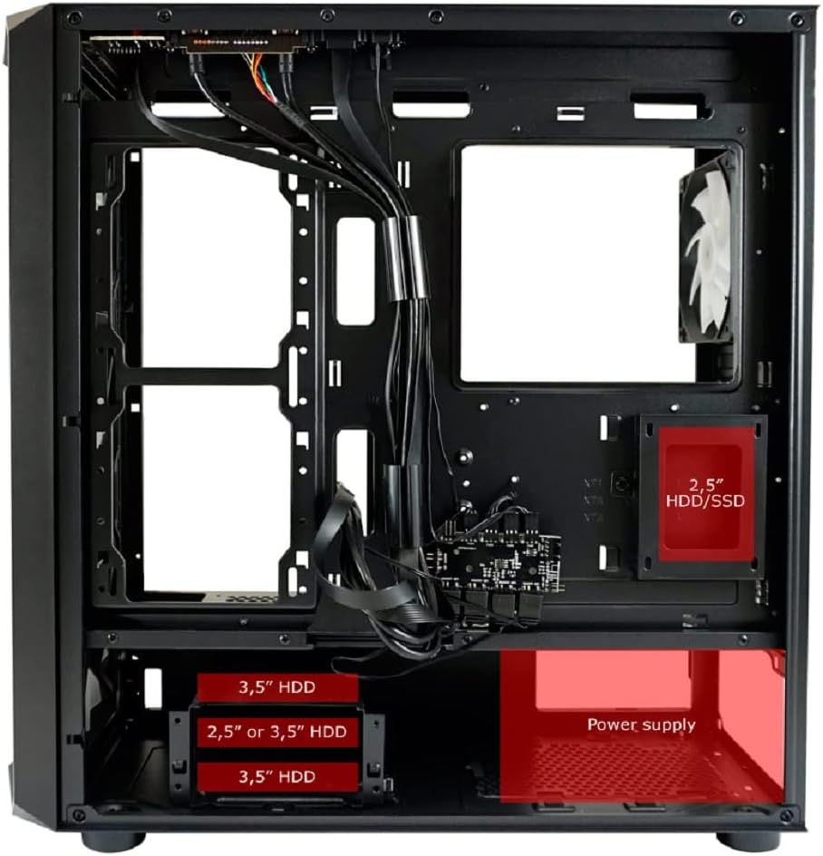 LC-POWER Gaming 804B Midi Tower Black