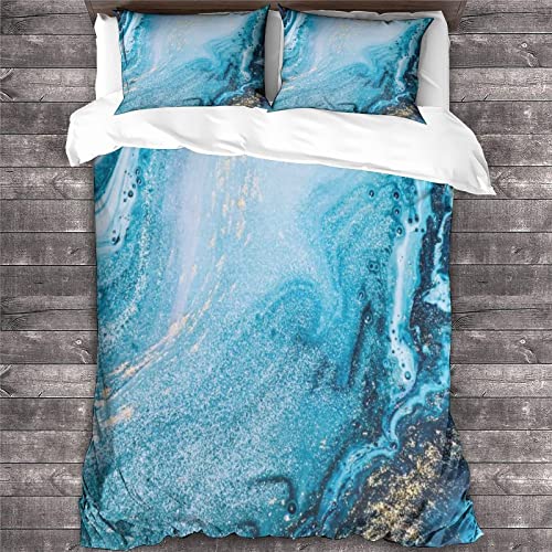 Housse de couette hypoallergénique en microfibre douce et lavable