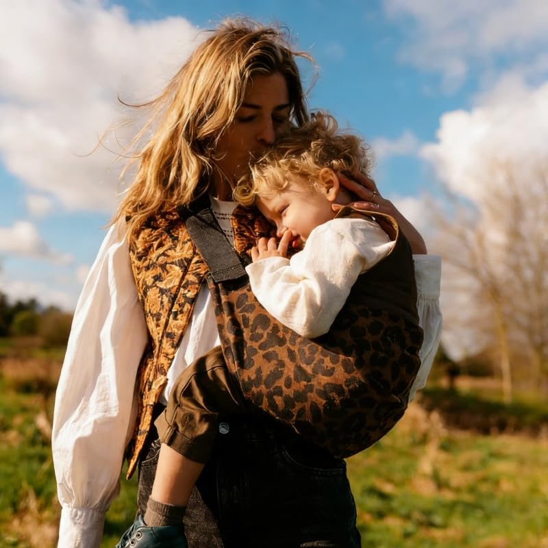 Wildride Carrier Kleinkind Toddler Carrier Leopard Print Brown