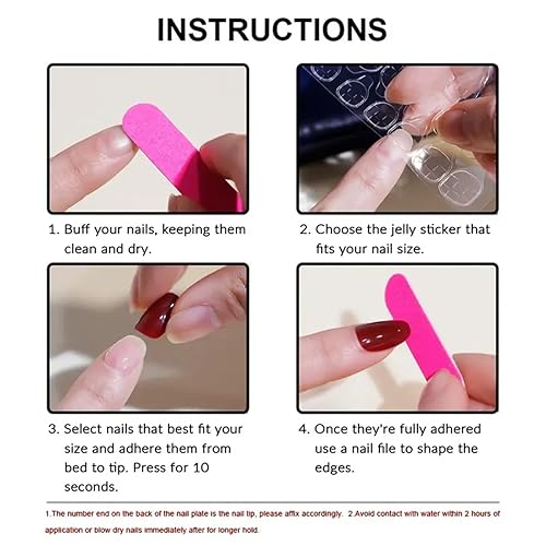 Miniatura 6 de Uñas postizas cuadradas cortas a presión en uñas de los pies, uñas acrílicas artificiales, uñas postizas rosa y blanco, punta francesa, cobertura