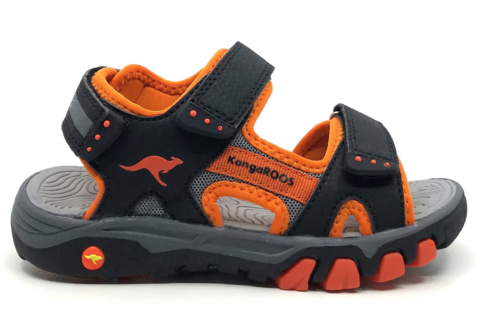 KangaROOS K-Celtic Stan, Sandal, jet black/neon orange,