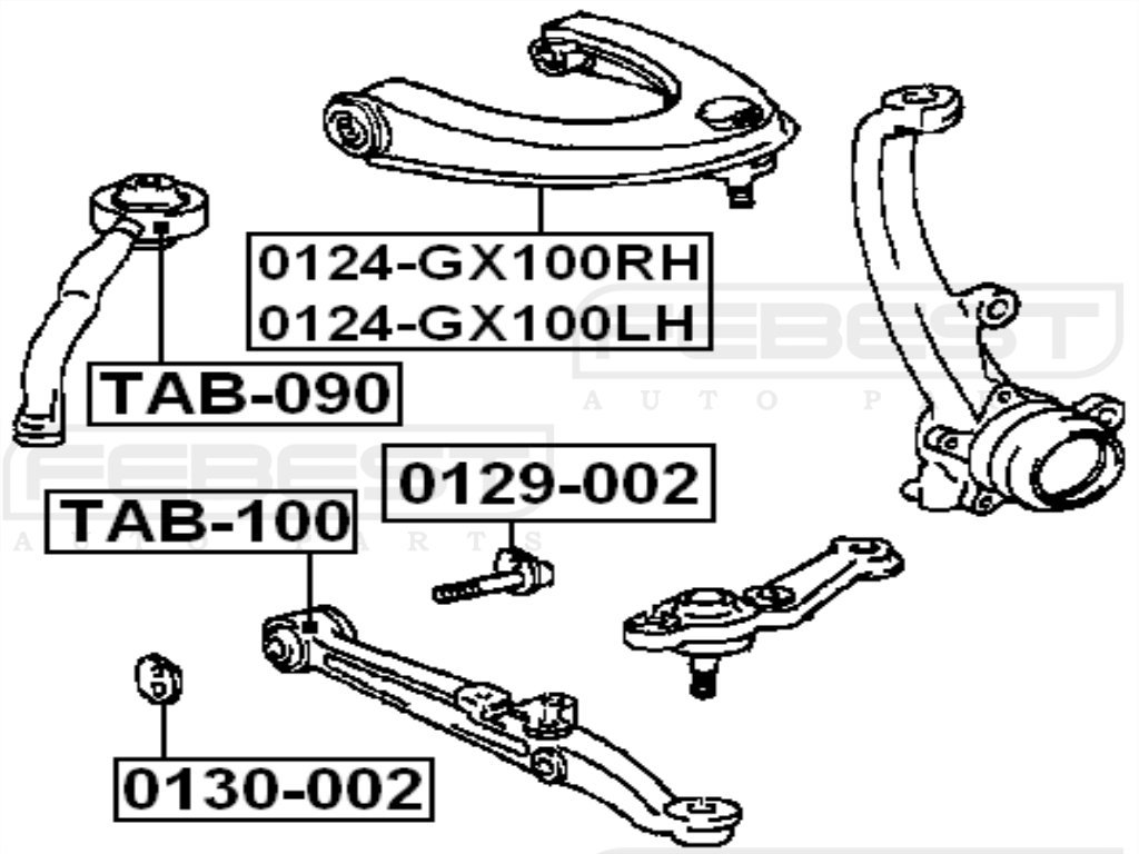 Amazon.com: 48610-39045/4861039045 - Right Upper Front Arm For  