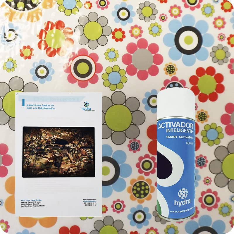 Basic Kit Hydro Dipping Kit Hydrographie: Activateur Spray 400ml + Instructions + Film Hydrographique. Mesures: Largueur: 50cm. Longuer: 100cm (HOT-152)