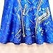 WYYXYB Girls Evie Costume Birthday Party Dress Halloween Descendants Cosplay Outfits(7-8 Years,Blue)