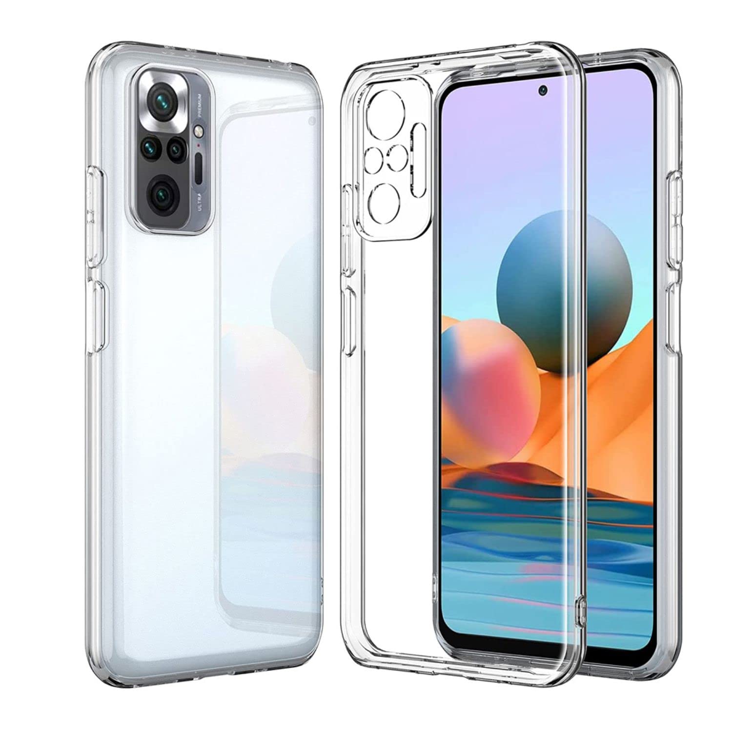 Case Creation Designed for Redmi Note 10S Hybrid Shockproof Transparent Back Cover,Flexible Protective Edges Crystal Clear TPU Corners Back Case Cover for Xiaomi Redmi Note 10S (B0B1JKWF86) Amazon Price History, Amazon Price Tracker