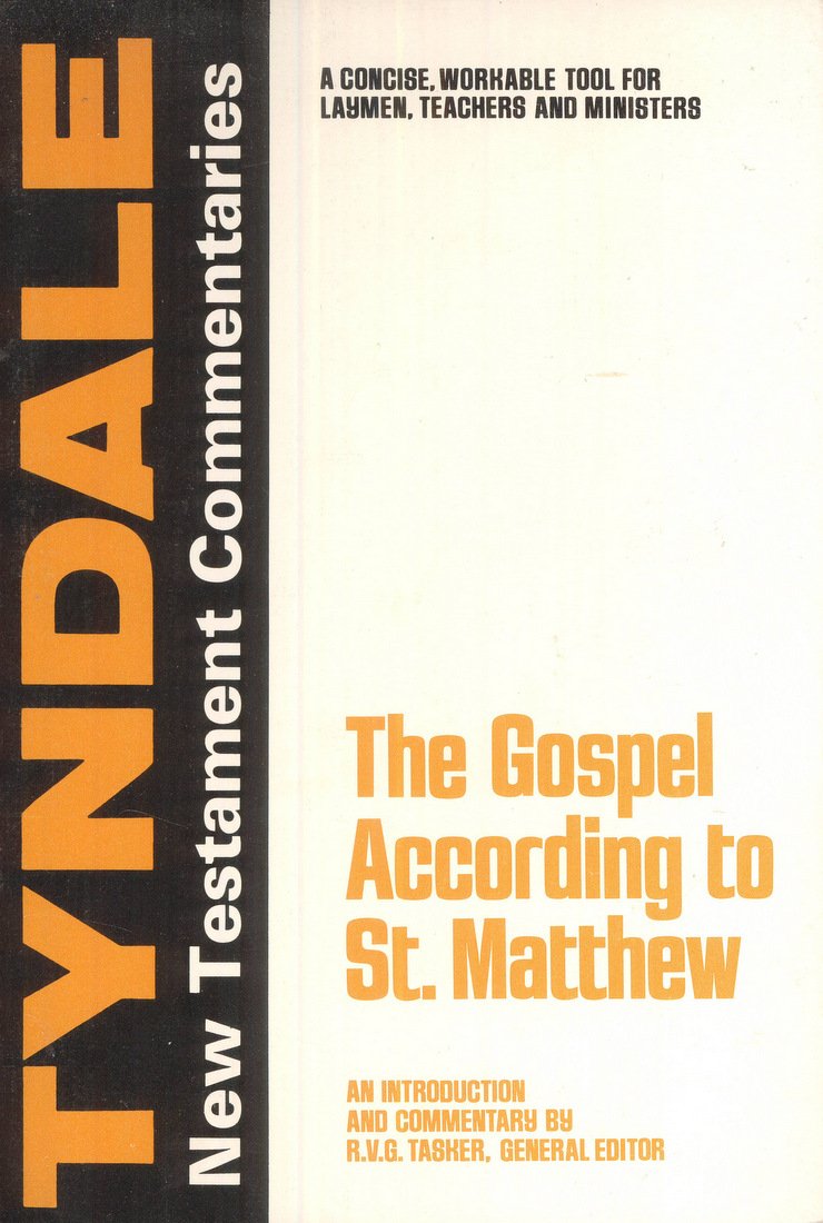 Buy The Gospel According to St. Matthew: An Introduction and Commentary (Tyndale New Testament Commentaries) — BookShops.in