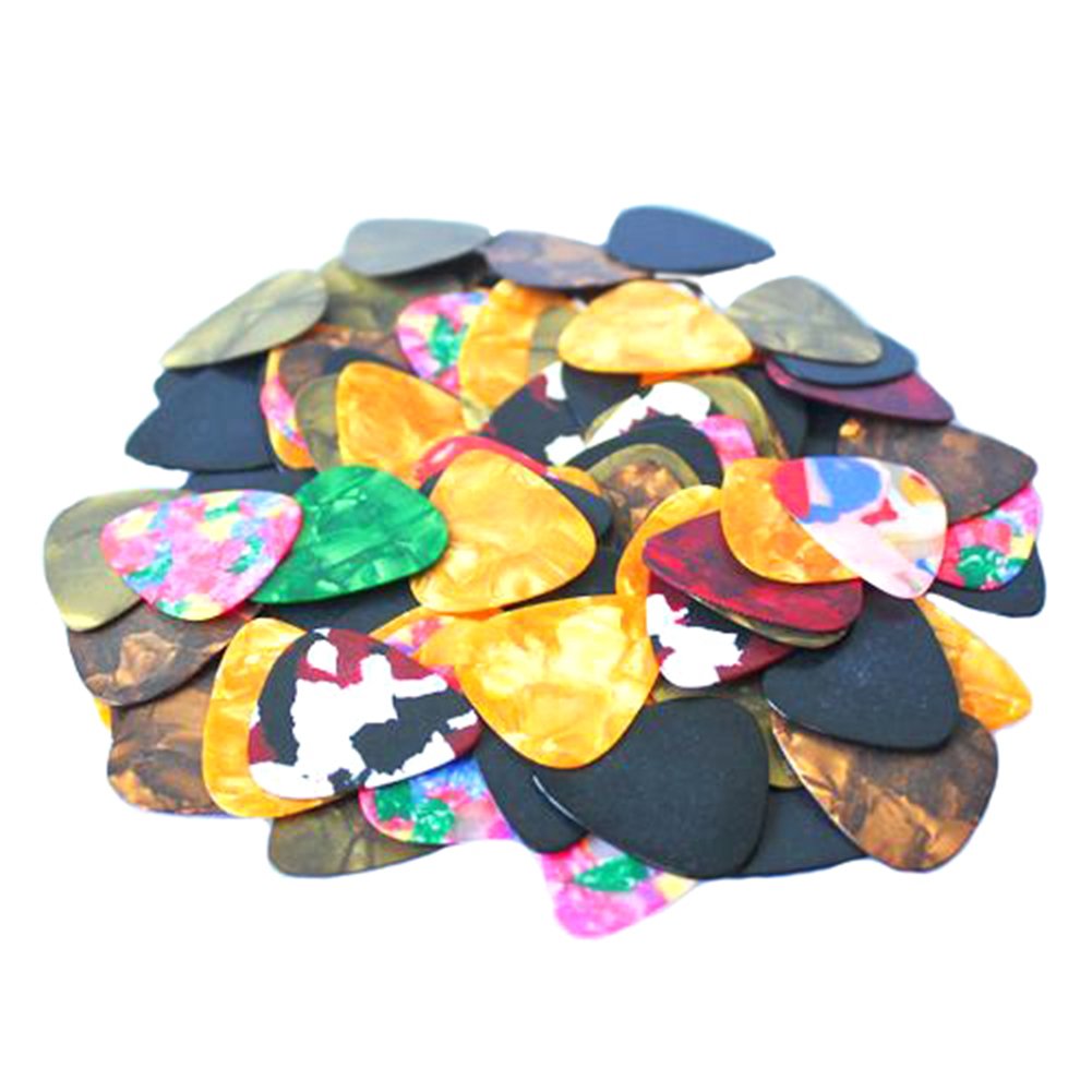 Gemini_mall 0.46Mm 20Pcs Assortd Guitar Picks Plectrums For Electric, Acoustic, Or Bass Guitar, (Random Colour) (0.46Mm)