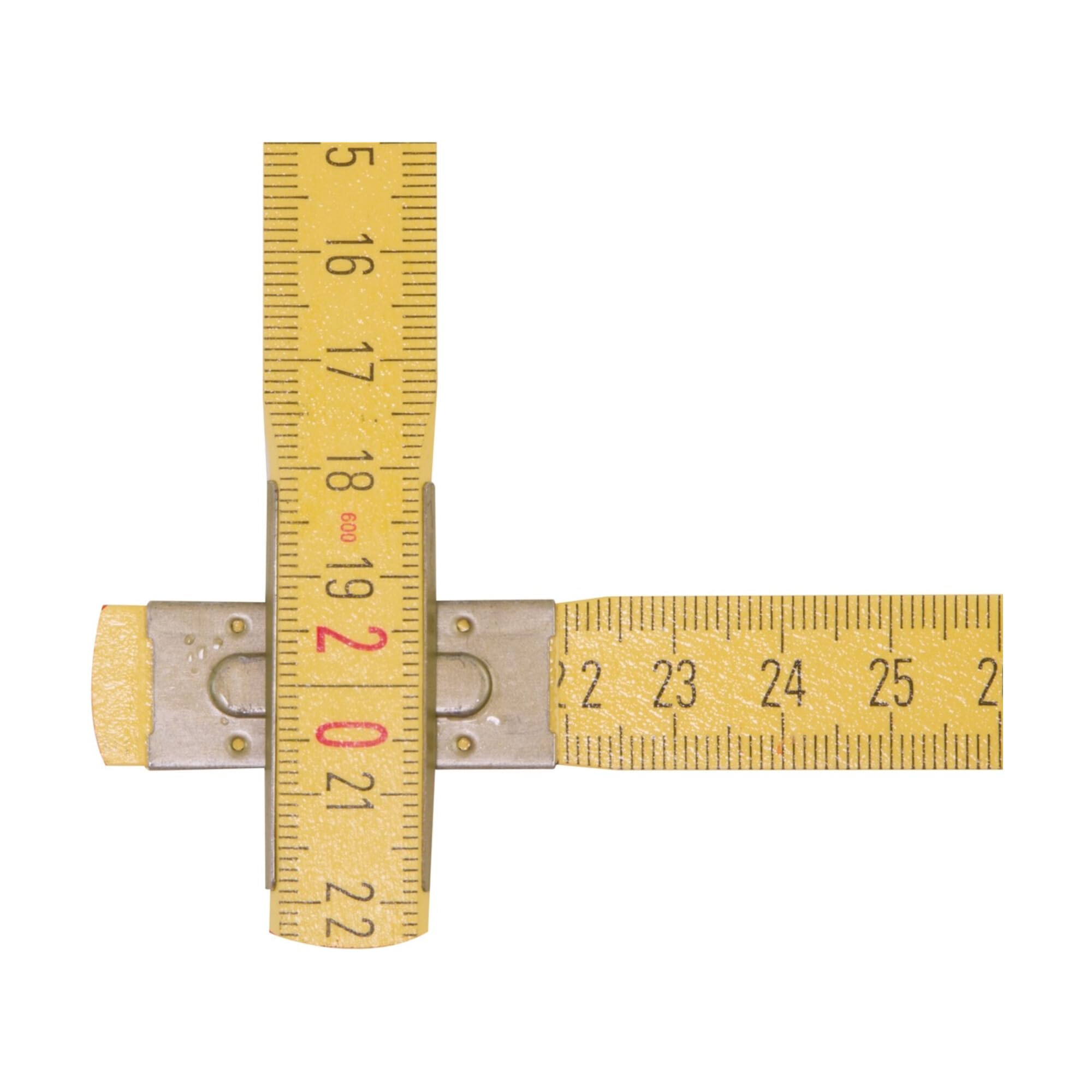 STABILA Type 607 2m Yellow Wooden Folding Ruler Metric Scale