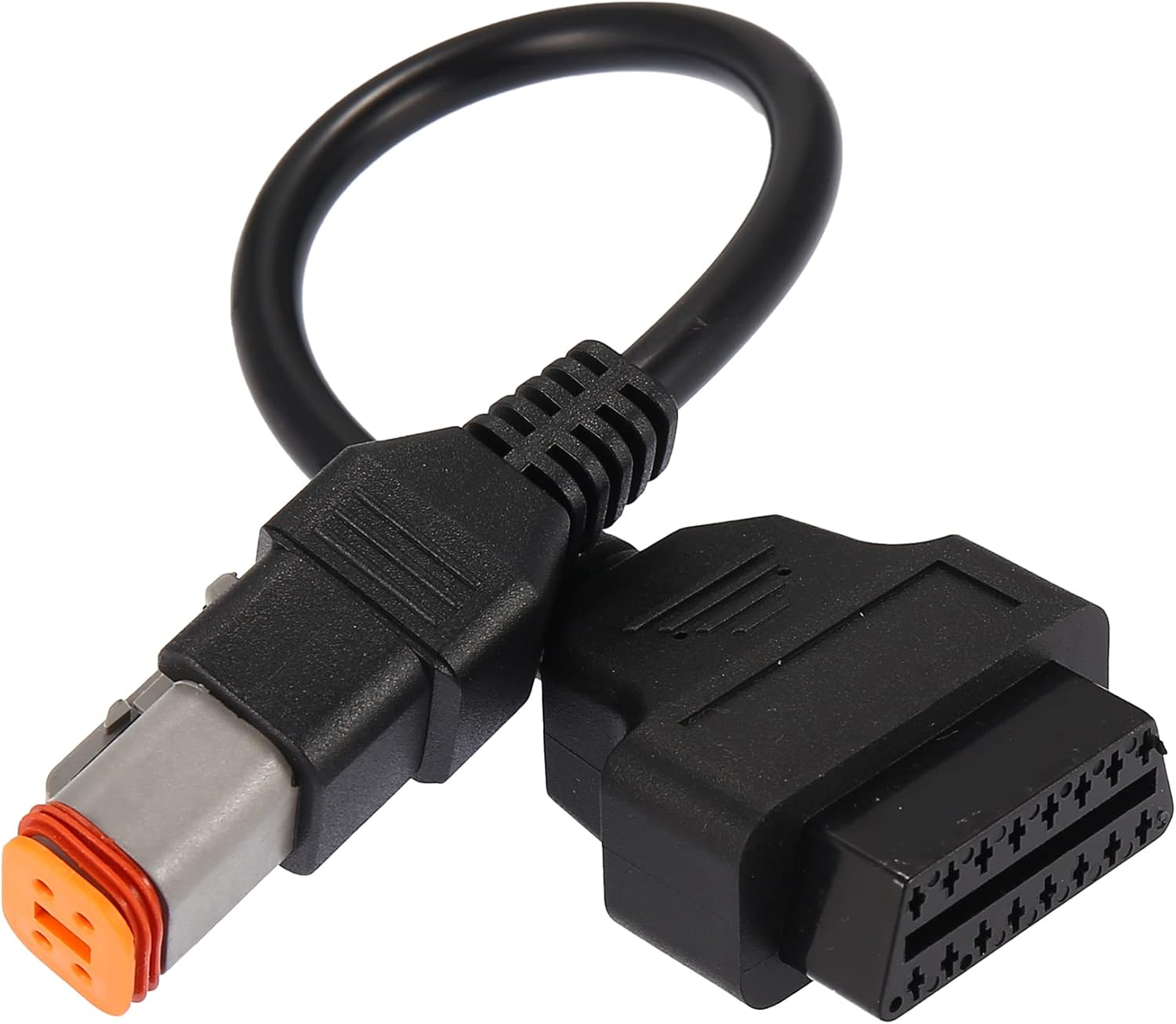 Motoforti 4Pin to OBD2 Diagnostic Scanner Adapter Cable for