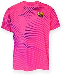 FCB FC Barcelone T-shirt d'entraînement numérique Fuchsia Barcelone 100 % polyester adulte unisexe