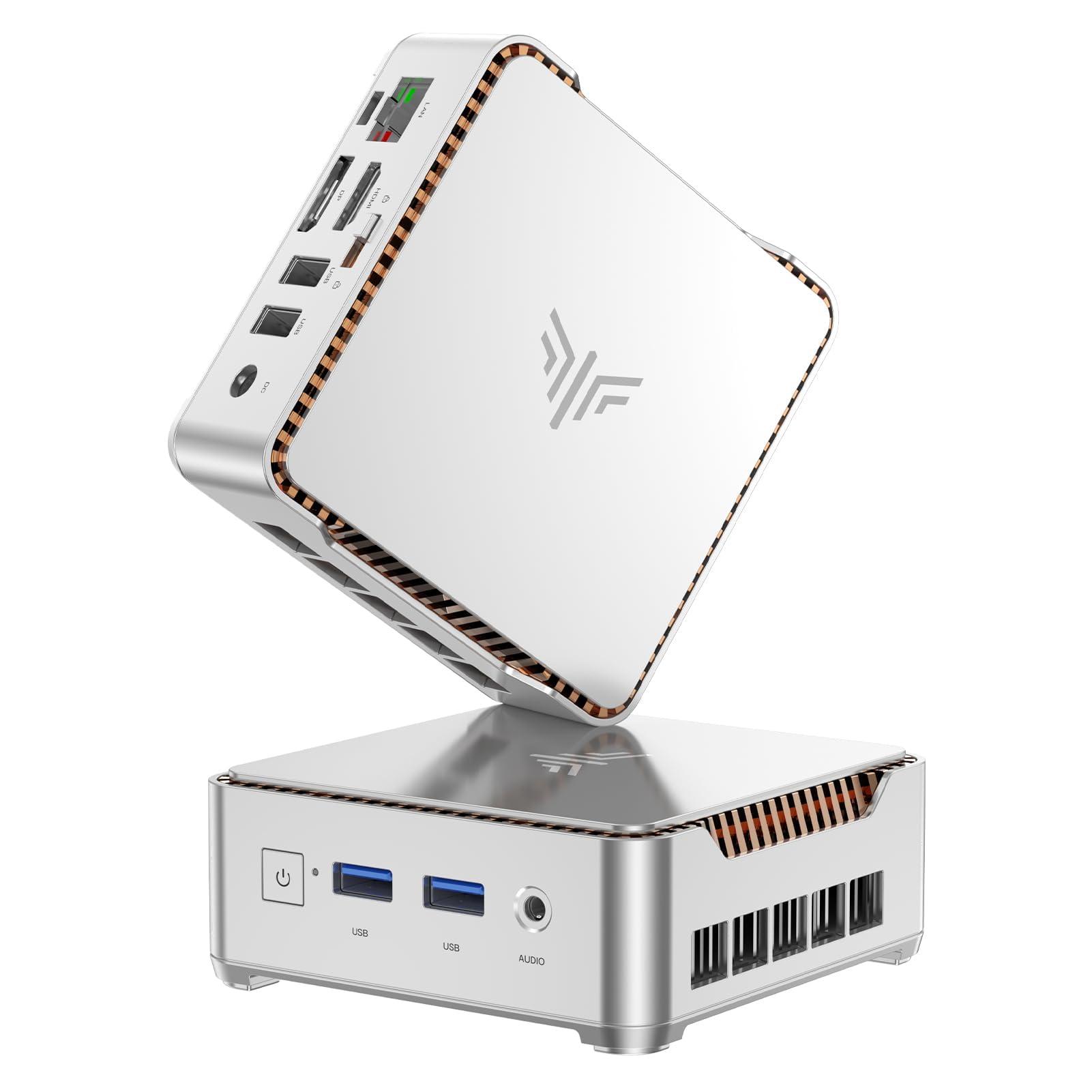 NiPoGi Essenx E2 Mini PC Intel Alder Lake-N97 16 Go DDR4 1024 Go SSD M.2 Double WiFi LAN 1000 Mbps HDMI 2.0 DP 4K