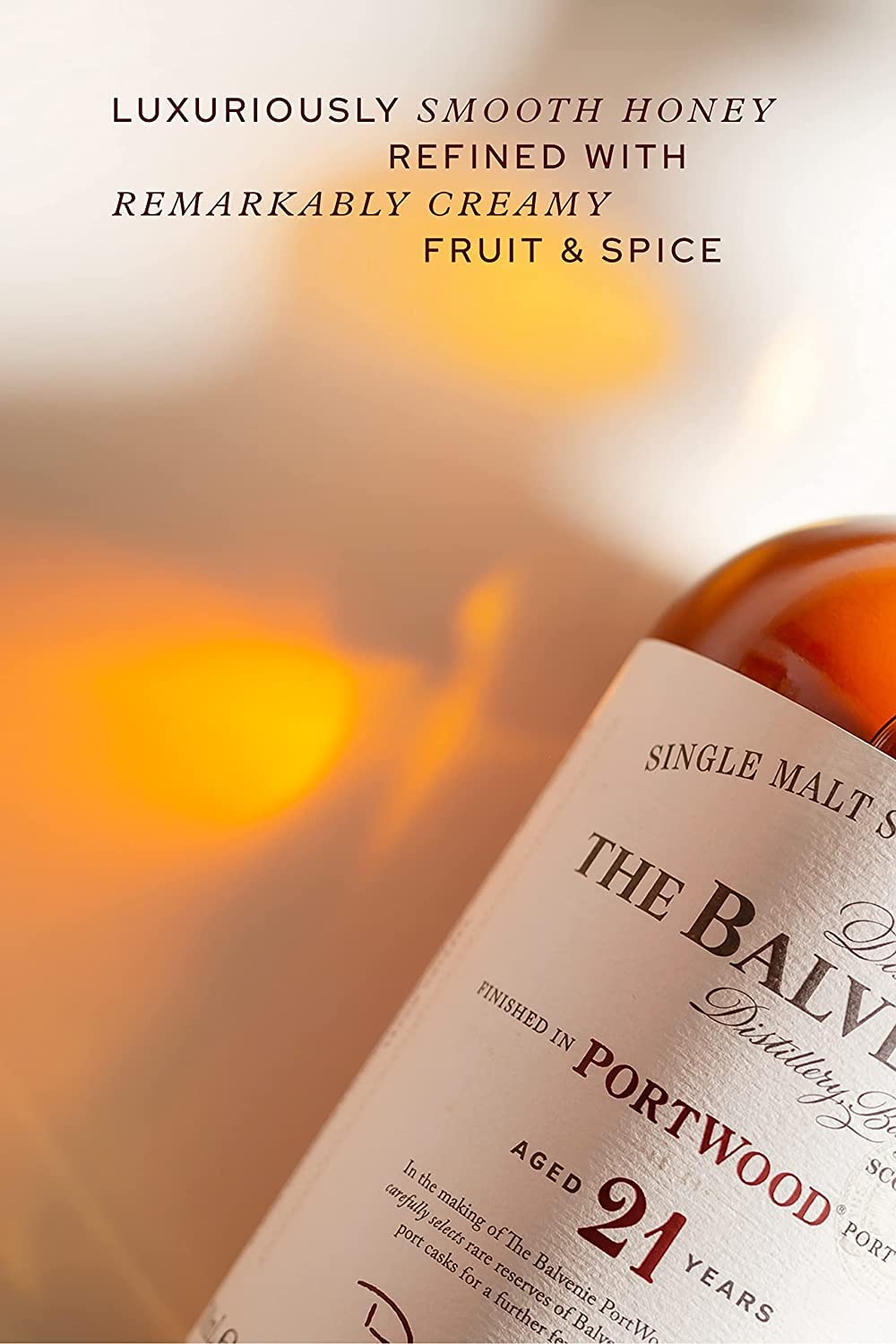 The Balvenie 21 años PortWood Whisky Escocés de Malta, 70cl