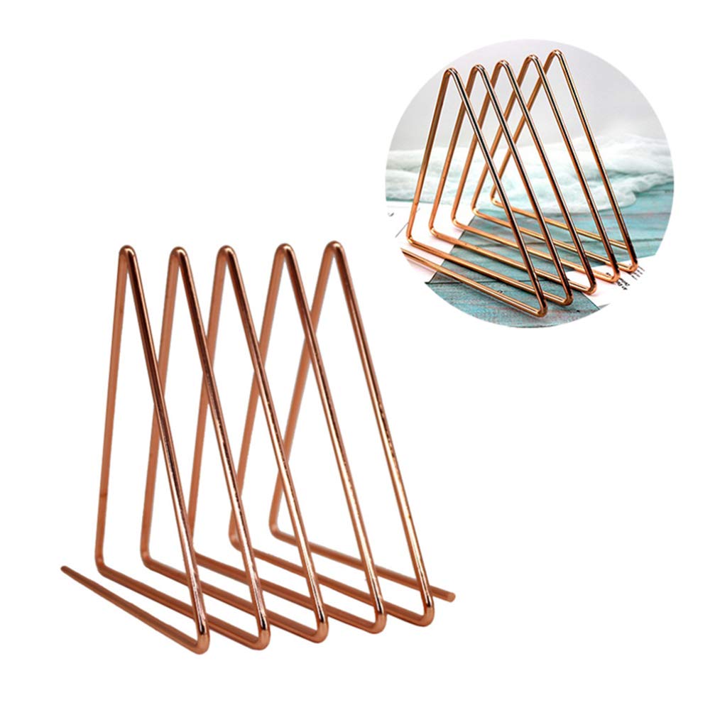 Metall Desktop Bücherregal Magazin Zeitung Buch Halter Rack Neuheit Buchstütze Rose Gold /897