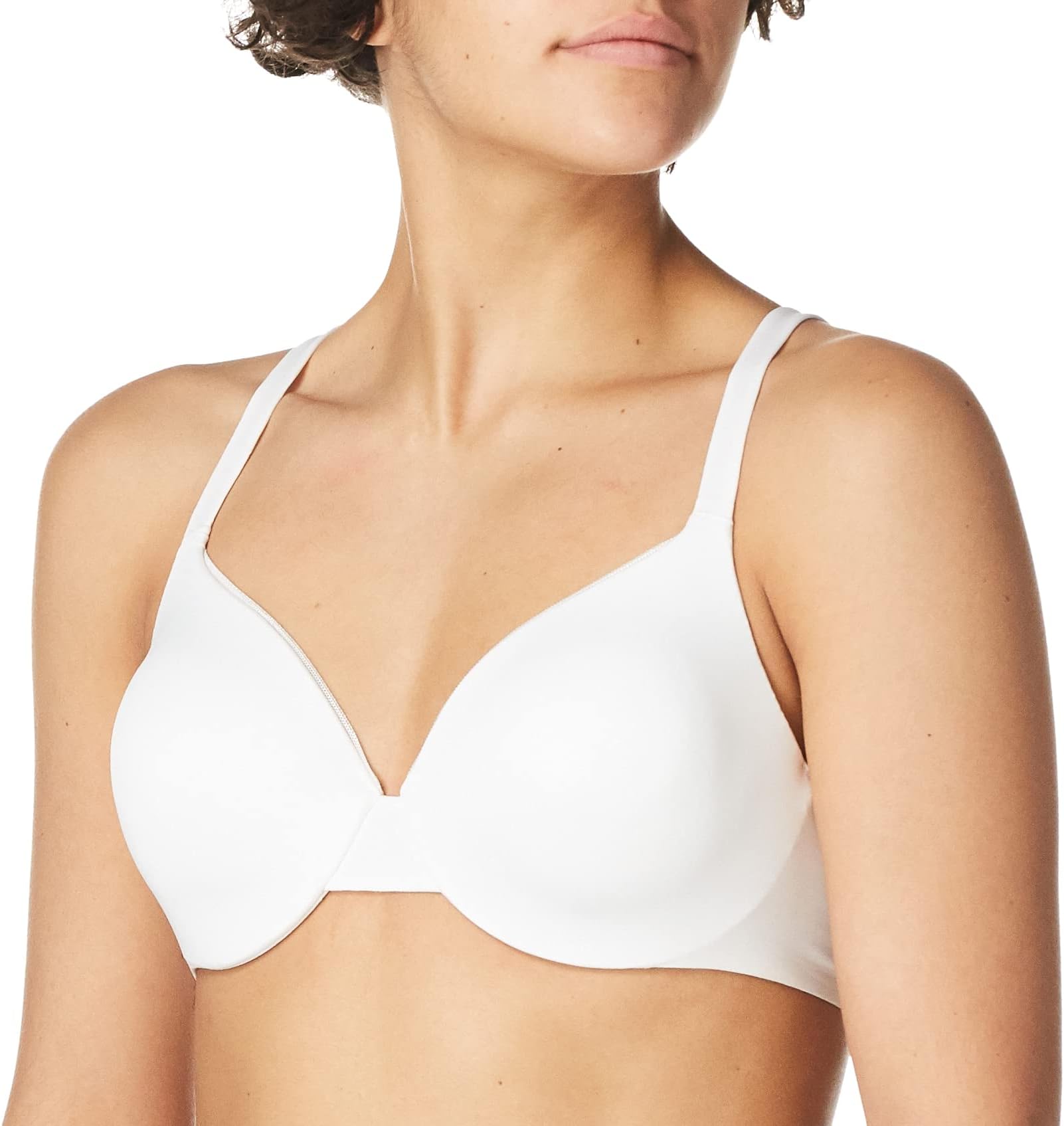 Ultimate Women's Wireless Moisture-Wicking T-Shirt Bra, Wirefree Convertible T-Shirt Bra