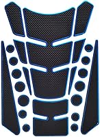 Vista 10 de 1 juego de calcomanías doradas universales 3D para tanque de combustible de motocicleta, protector de tanque de combustible autoadhesivo