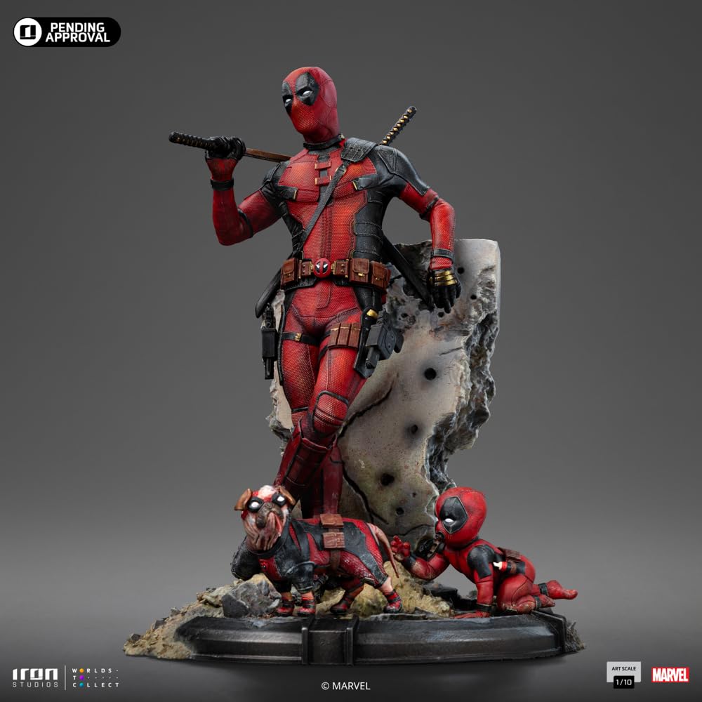 Iron Studios Estátua Colecionável Deadpool Filme Deadpool