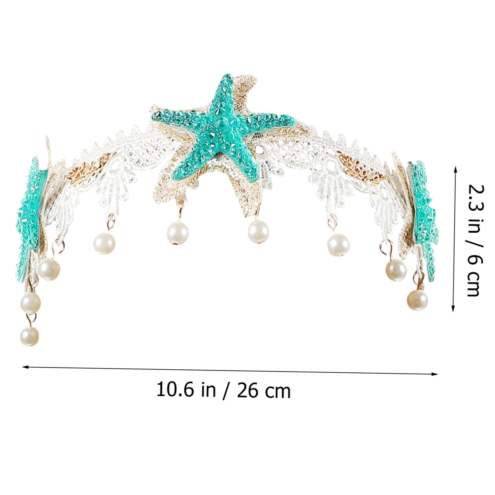 MAGICLULU Lot De 3 Bandeaux À Cheveux Uniques En Forme Détoile De Mer Pour Femme Accessoire De Fête Denterrement De Vie De Jeune Fille