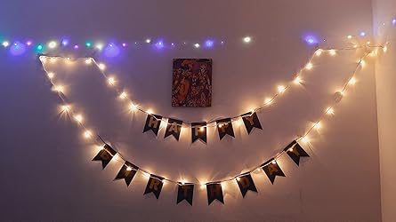 Party Propz Happy Birthday Decoration - Happy Birthday Banner With Led ...