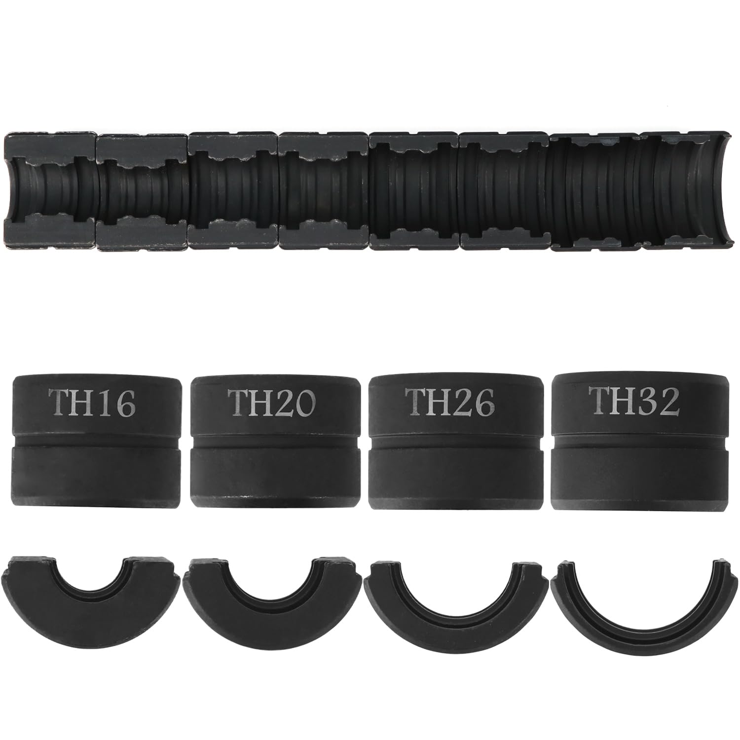 QWORK® Alicates Prensadores Tuberías, 100 kN Prensadora Tubo, Compatible con TH16, TH20, TH26, TH32, solo para Tubos de Aluminio-plástico y Tubos de PEX