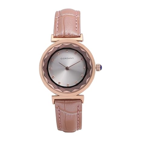 Giordano Analog Silver Dial Women's Watch-C2102-01