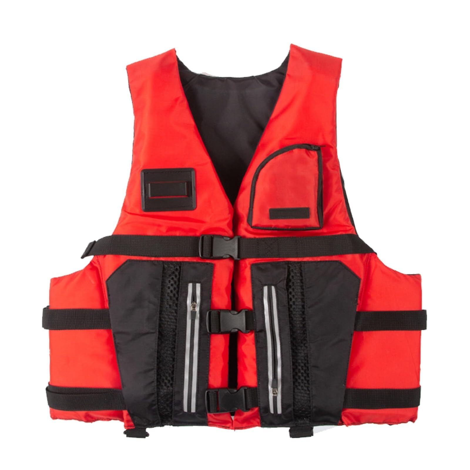 Unisex Hohe Auftriebskraft Tragbar Schwimnweste Reißverschlusstasche Verstellbarer Sicherheitsgurt für Kajak Bootfahren Surfen Wassersport Sicherheit
