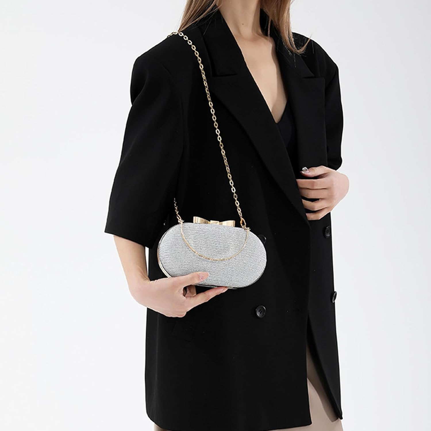 Women's Evening Handbag, Elegant Bling Crossbody Bag, Clutch Purses for Women Evening, Wedding, Prom, Cocktail Party