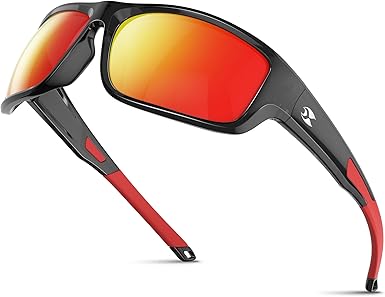 suoso Sports Polarized Sunglasses for Men: Women UV400 Protection Wrap Around Sun Glasses for Fishing Golf Running Driving