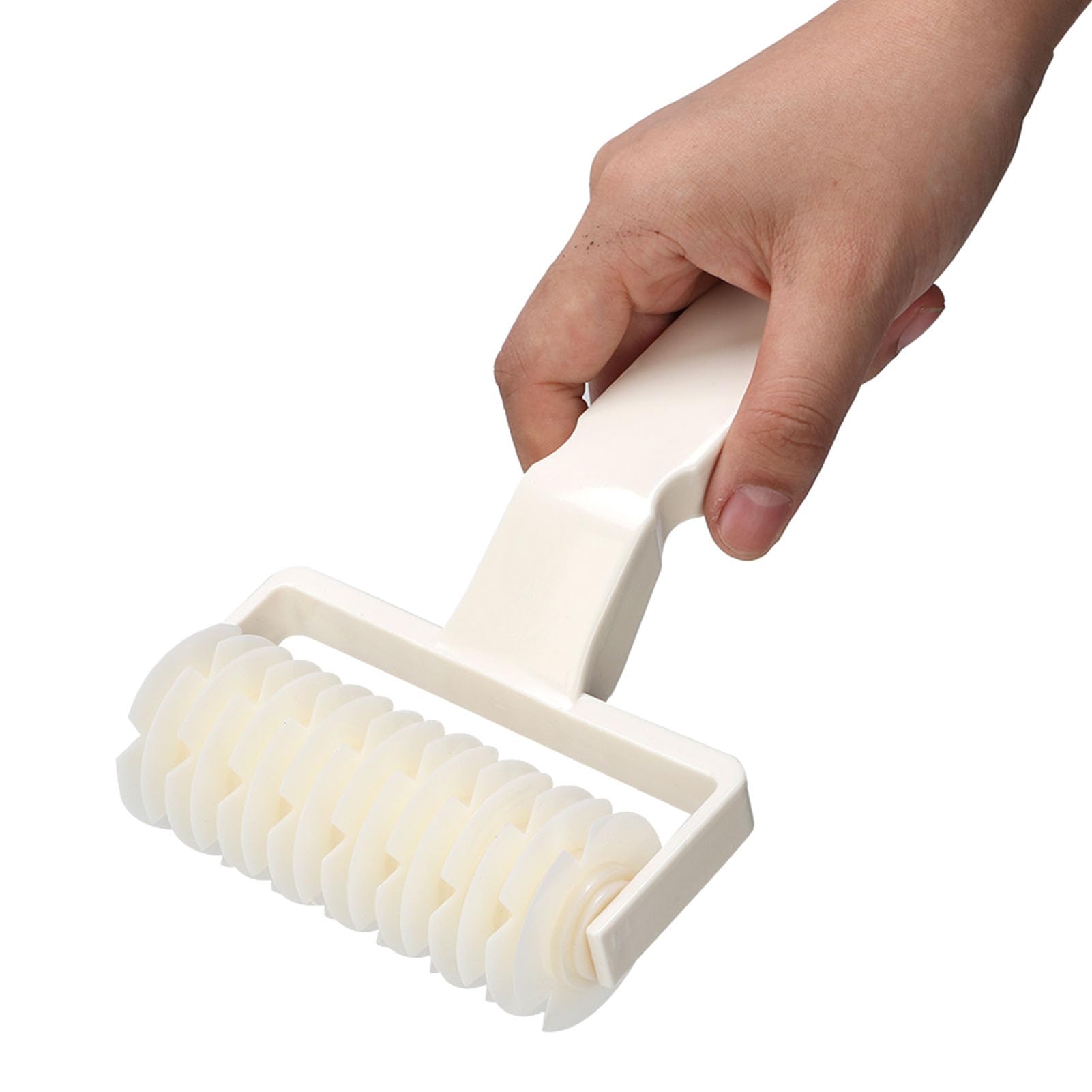 Semme Pastry Cutter, Pie Crust Cutter Lattice Cutter Pastry Tool with Ergonomic Handle Lattice Pastry Crust Cutter for Pizza, Cookies And Pastry Products (Large and Small)