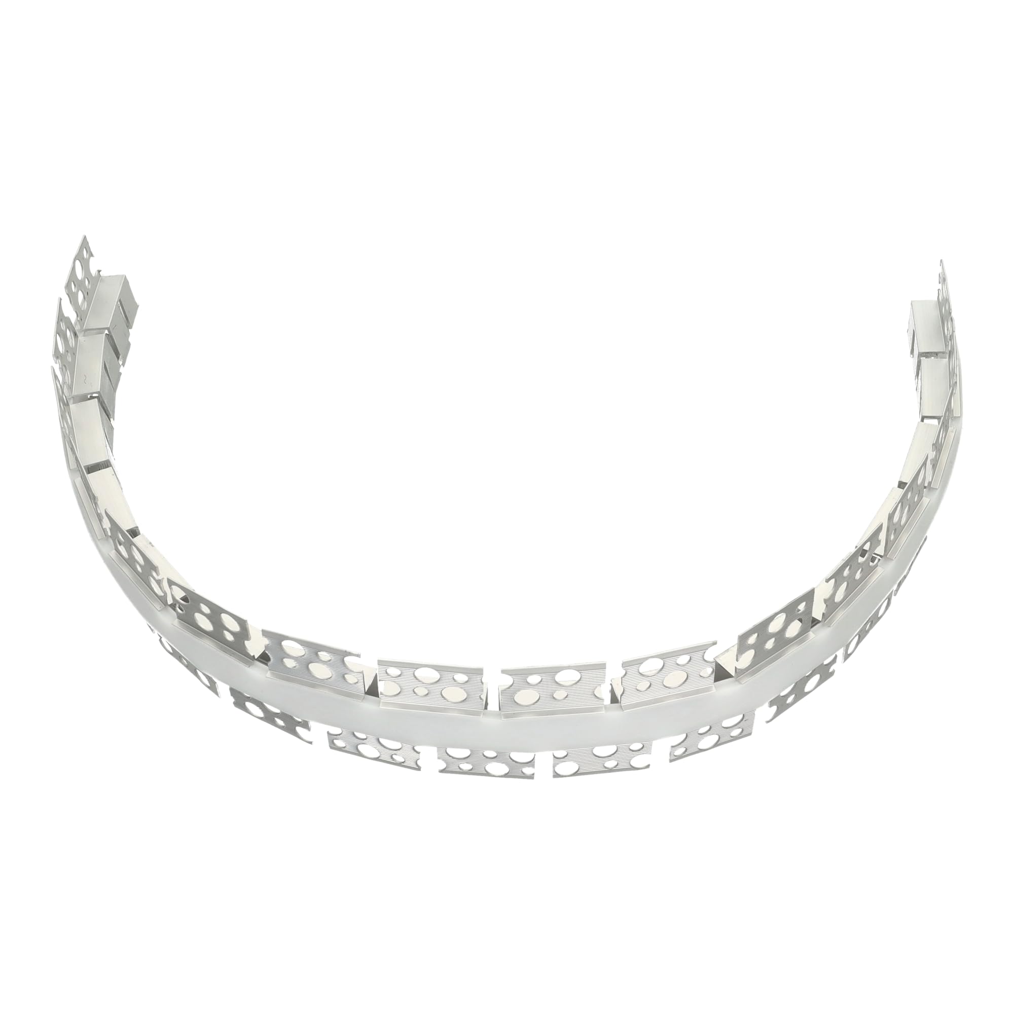 Jandei Grey – 3 Metres Of Flexible Aluminium Profile For Integration Of Led Strips In Plaster Or Drywall Surfaces, Recessed Installation. Includes Silicone Diffuser