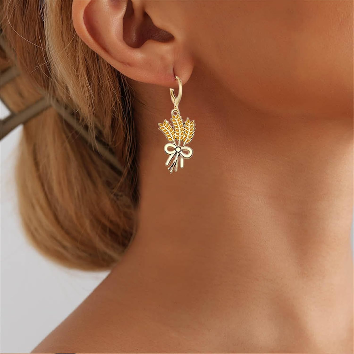 coadipress 12 Pairs Thanksgiving Earrings Autumn Fall Earring Set for Women Harvest Maple Leaf Turkey Pumpkin Wooden Thanksgiving Earrings Autumn Holiday Jewelry Gifts - Image 6