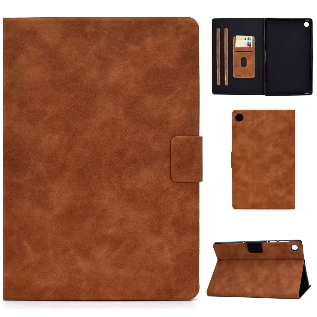 Compatible avec/remplacement pour tablette PC Kindle Paperwhite 4/3/2/1 Étui portefeuille magnétique DDCS15 (marron)
