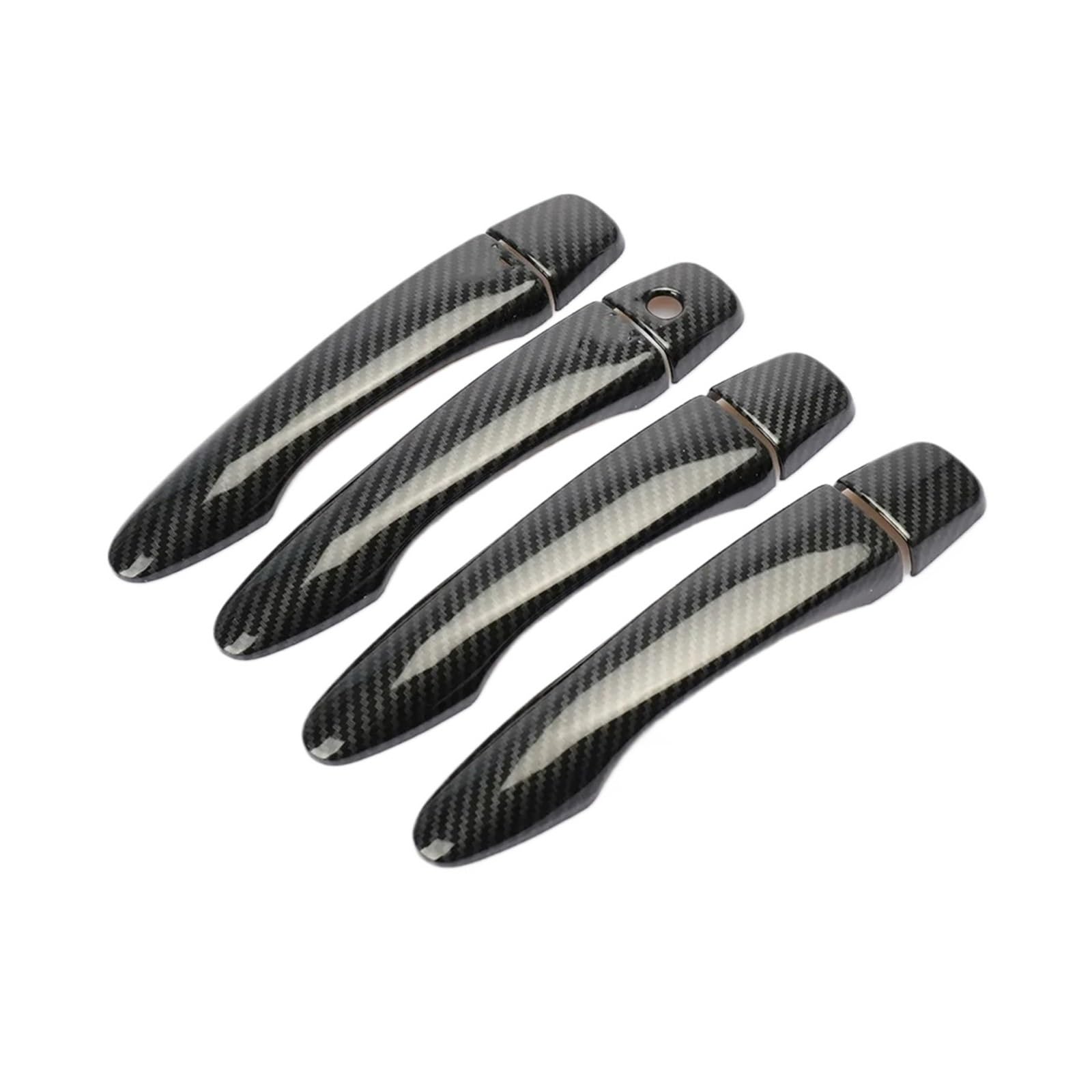 Poignée de porte extérieure de voiture noire mate et lisse pour Samsung QM6