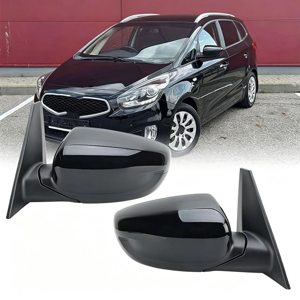 Rétroviseur latéral pour Kia Carens 2013-2018 noir chauffant 7 broches - 6
