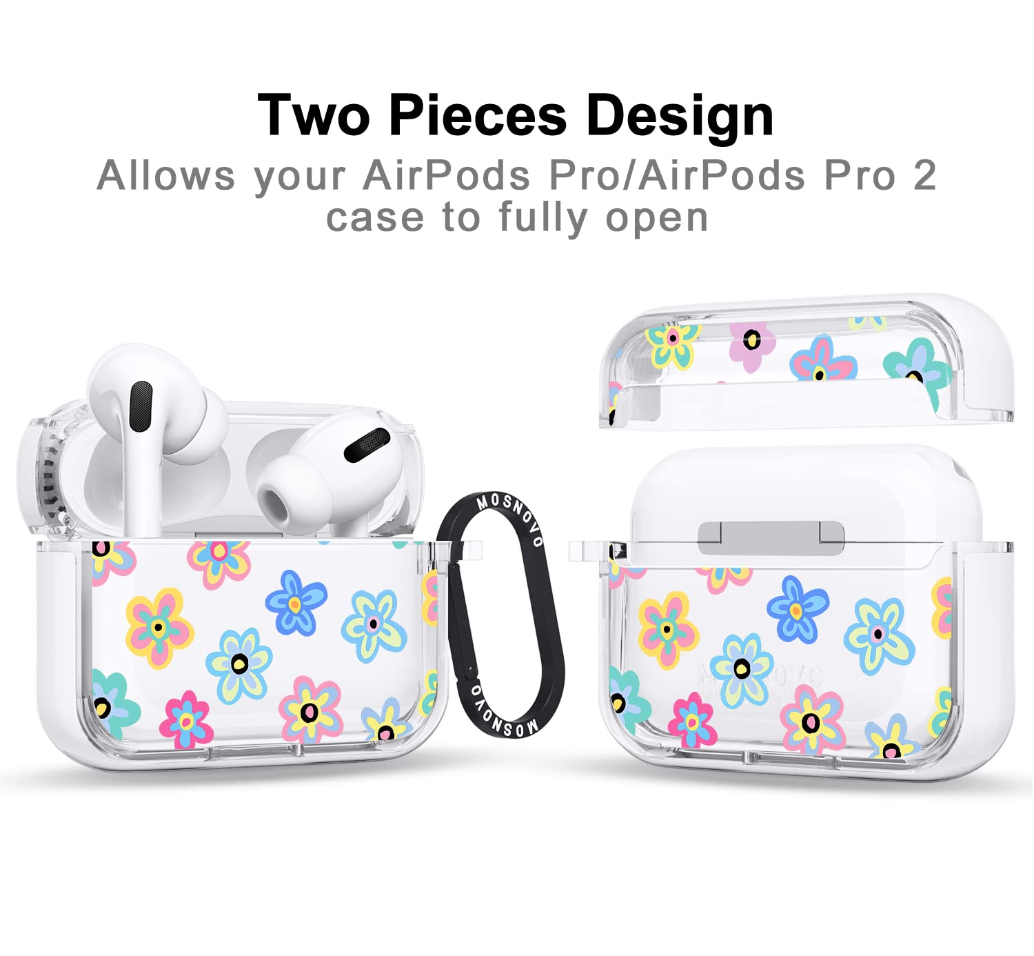 Amazon.com: MOSNOVO Case for Airpods Pro & Airpods Pro 2