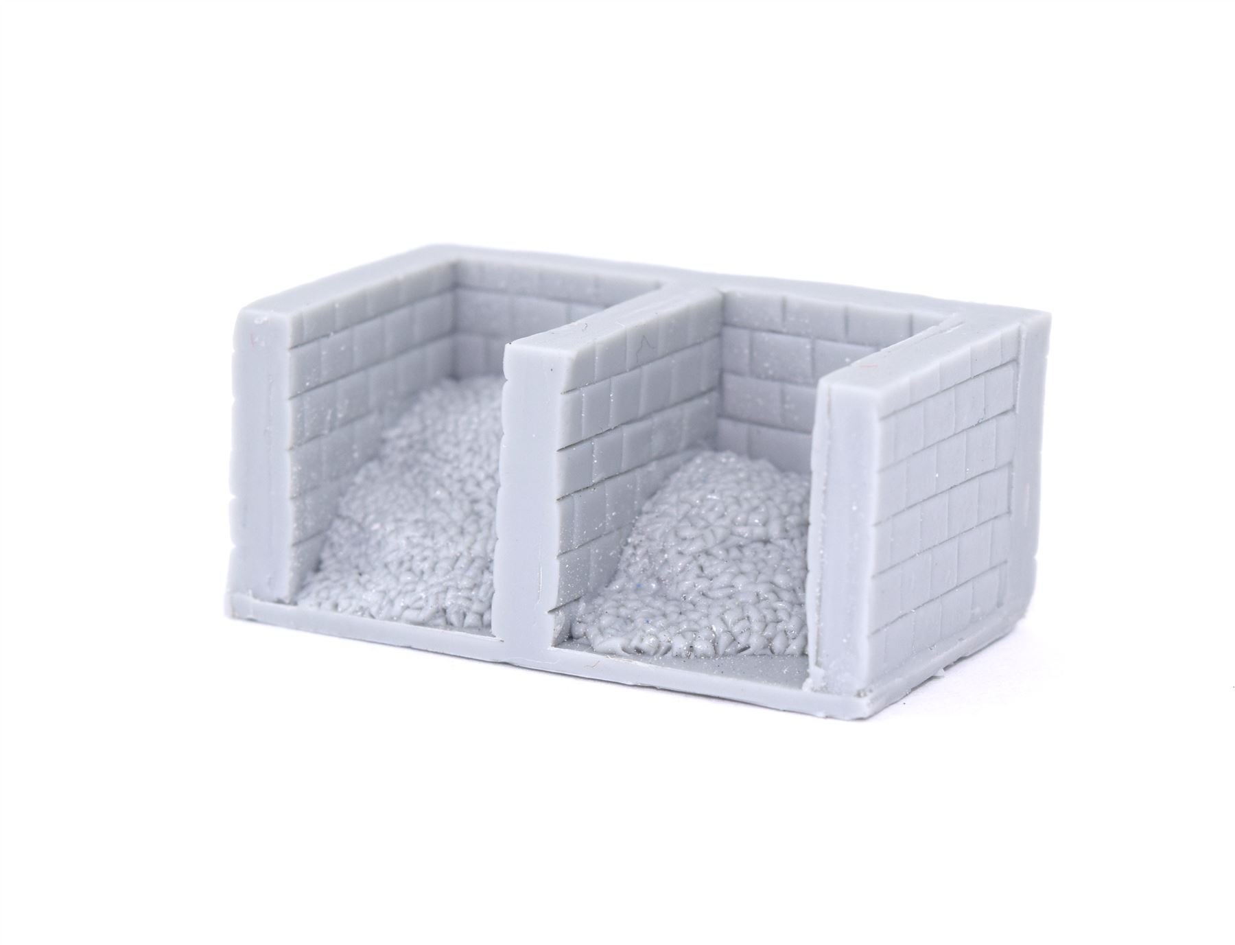 Coal Bunker OO Gauge Unpainted by WWS - Model Trains, Railways