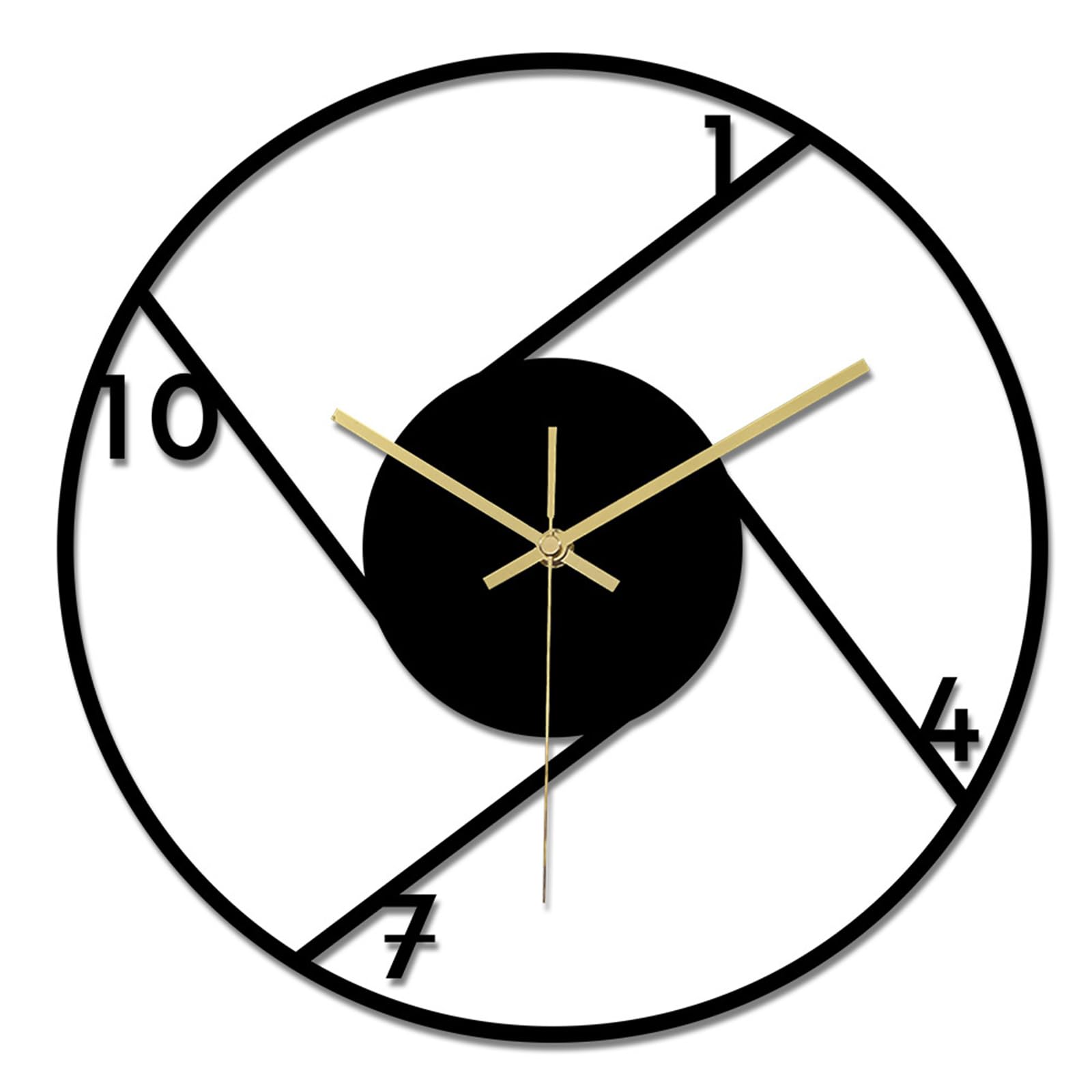 HDOYTXXM Quiet Operate Decoratives Wall Clock Quiet Movement Elegant for Modern Offices Decors