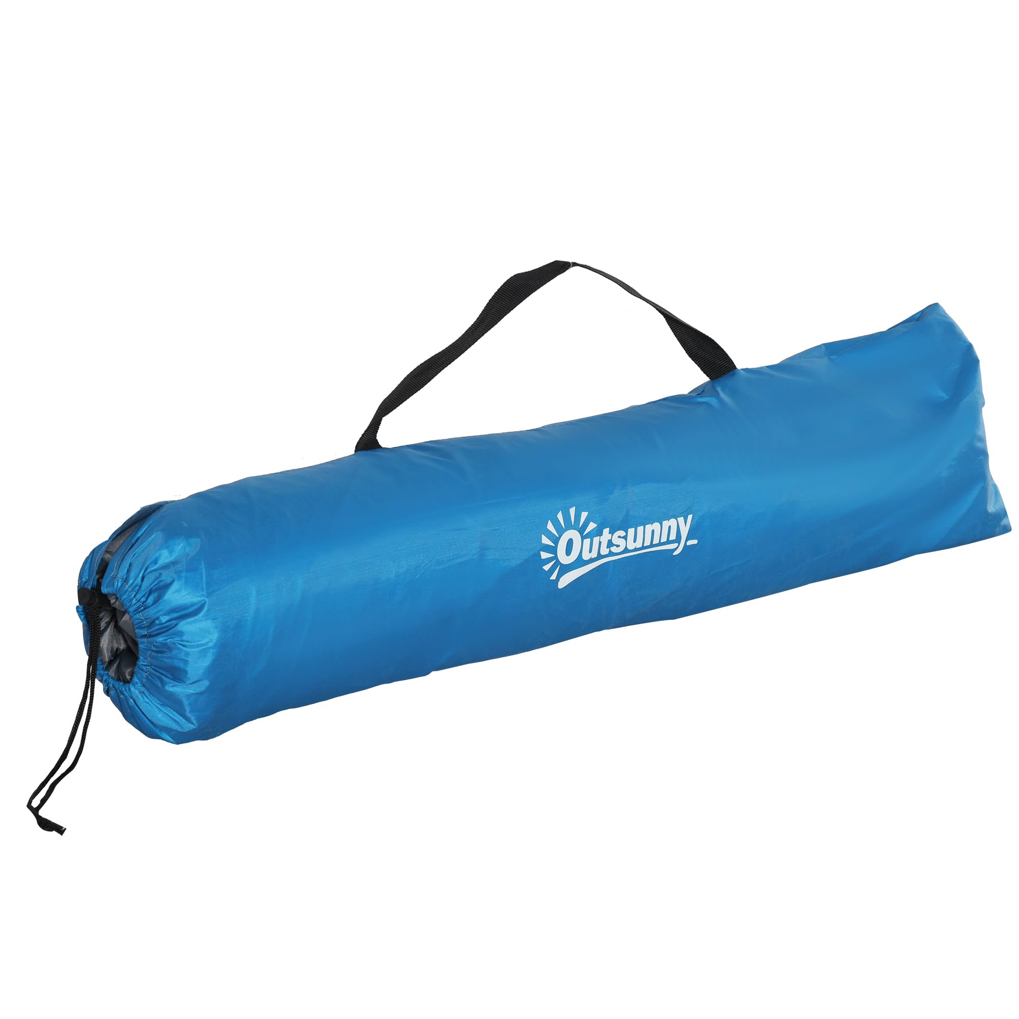 Outsunny Tienda de Playa Plegable Carpa de Playa Pop-up para 1-2 Personas con Protección UV Impermeable Bolsa de Transporte para Parque Camping 220x173x120 cm Azul Claro